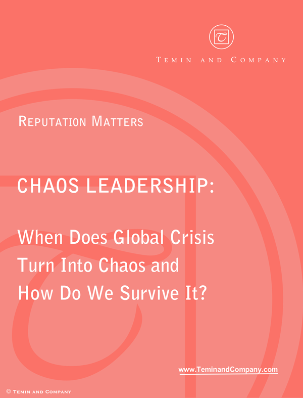 Chaos Leadership: When Does Global Crisis Turn Into Chaos and How Do we survive It?